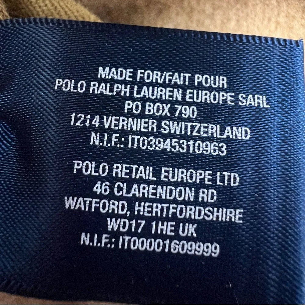 Ralph Lauren Camel Wool Blend Toggle Closure Cape- Youth, Large‎ (12/14)